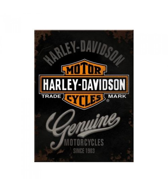 Магнит Nostalgic-Art "Harley-Davidson Genuine Logo" (14225)